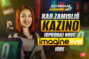 Nova dimenzija live kazina - Imagine Live je stigao u AdmiralBet